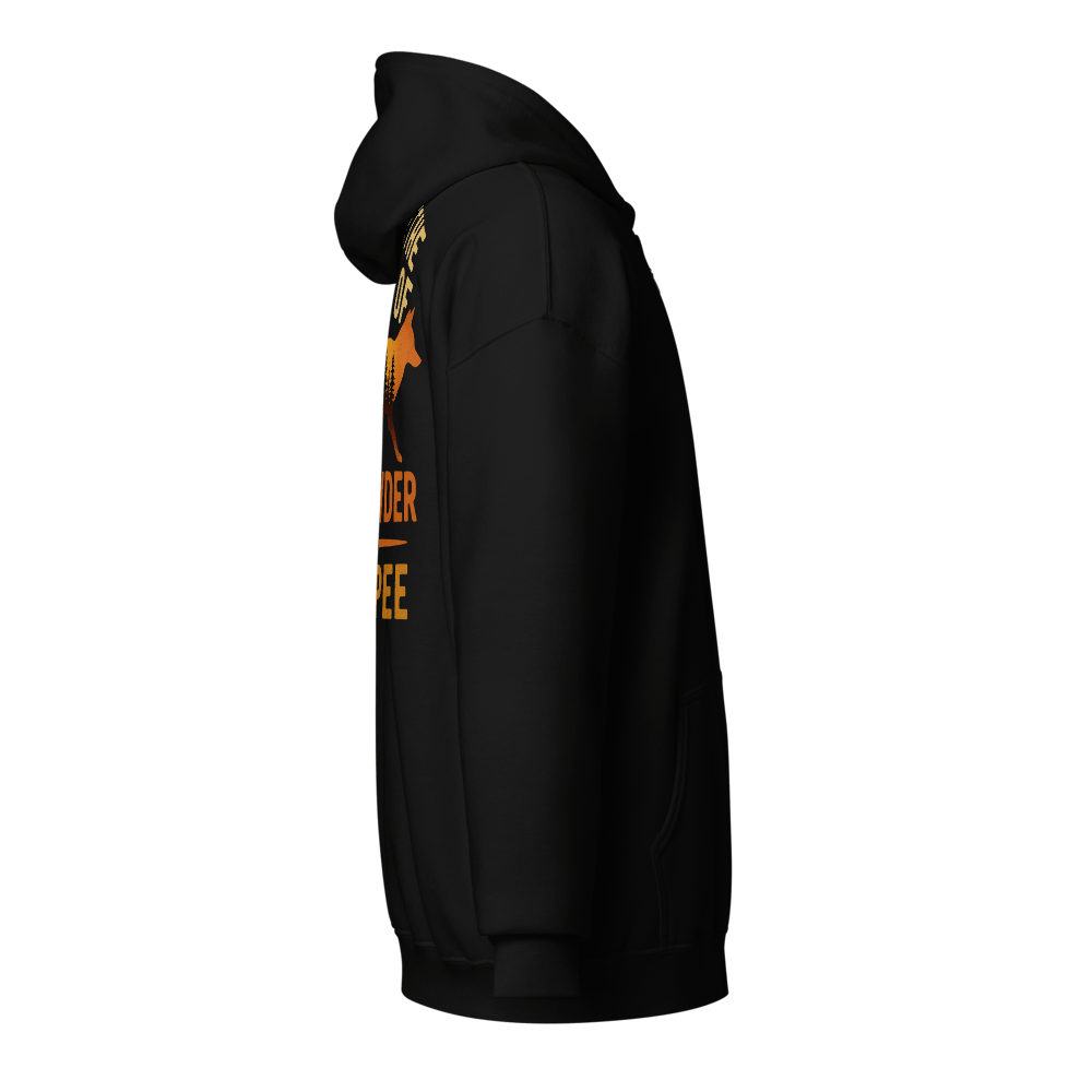 I Like the Smell of Gunpowder and Deer Pee Zip Hoodie | Funny Vintage Hunting Hoodie product image (8)
