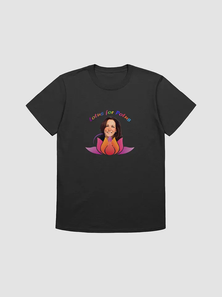 Kamala Harris Lotus Serenity Illustrated T-Shirt product image (4)