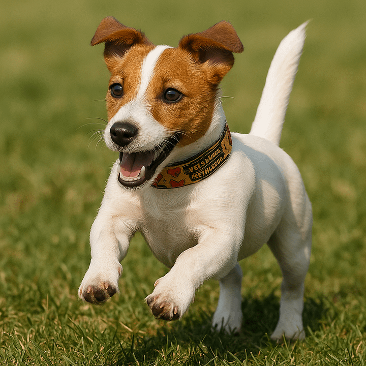 Mel’s Angels Tattoo Flash Dog Collar – Vintage Anchor, Roses & Hearts Design | Adjustable Comfort Pet Collar (S–L) product image (10)