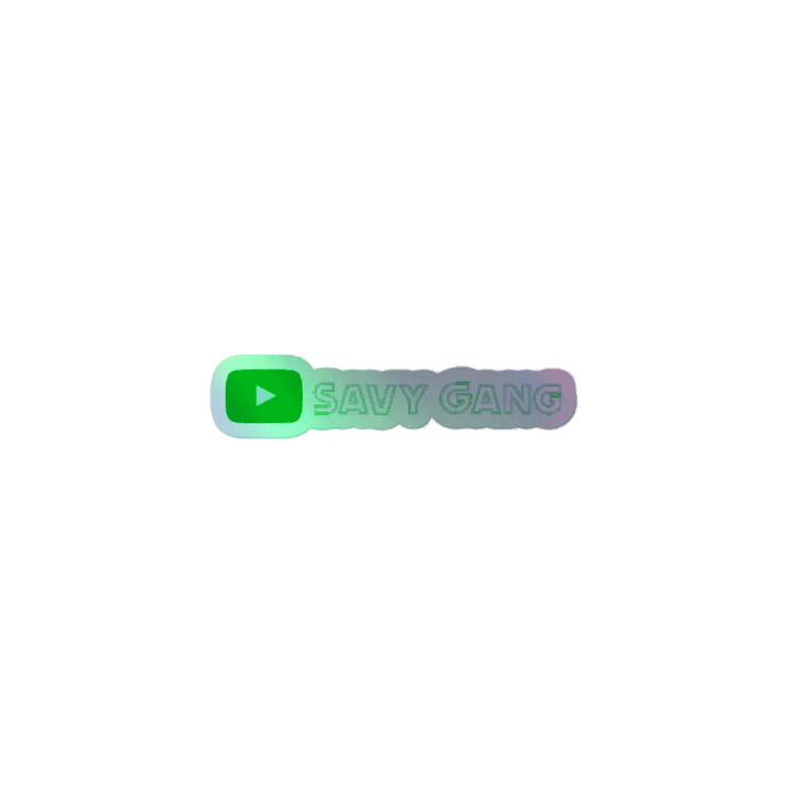 Green SAVYGANG Sticker product image (1)