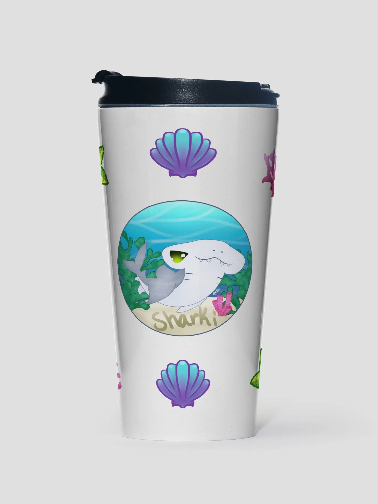 Sharki Art Travel Mug product image (1)
