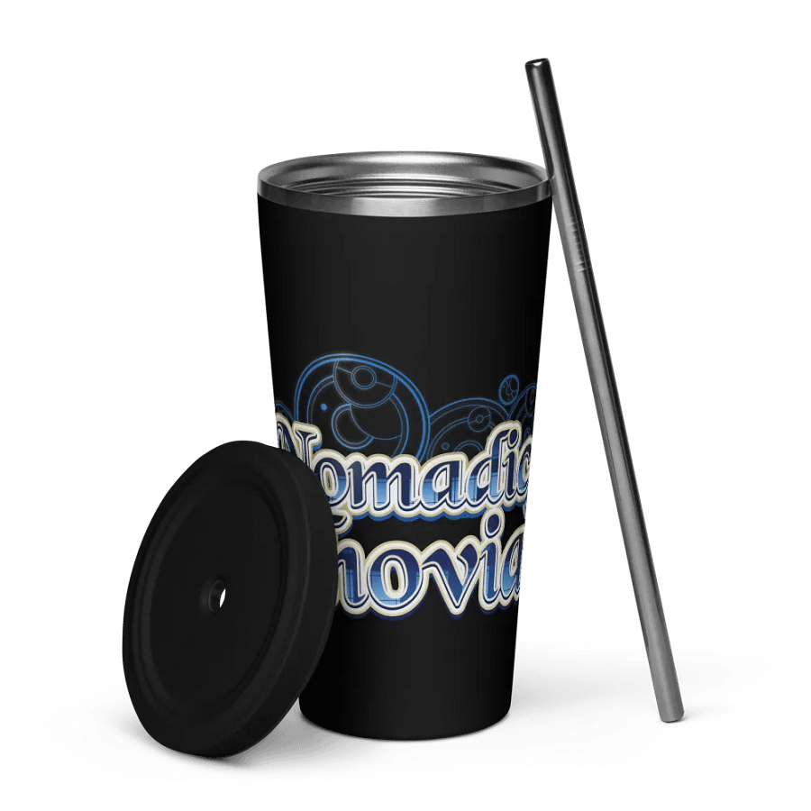 Logo 20oz Insulated Tumbler with a Straw product image (9)