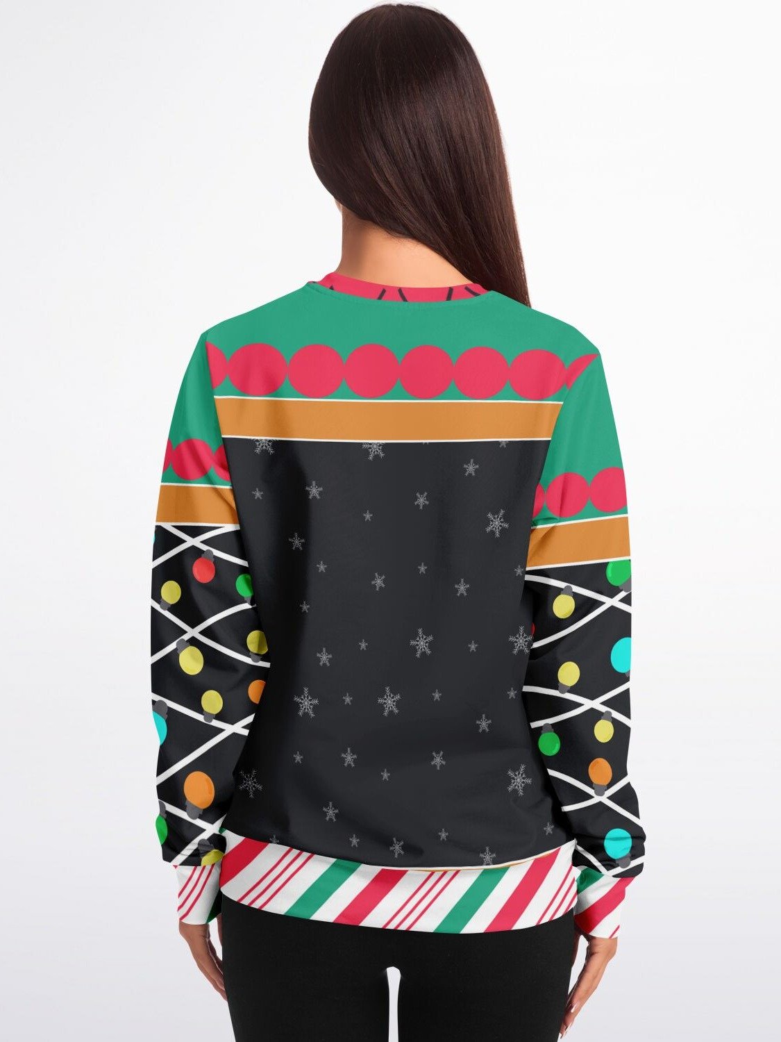 “Nothing for You” Naughty Santa Christmas Sweatshirt | Funny Mooning Sarcastic Holiday Party Jumper | Naughty Humor Ugly Sweater product image (6)