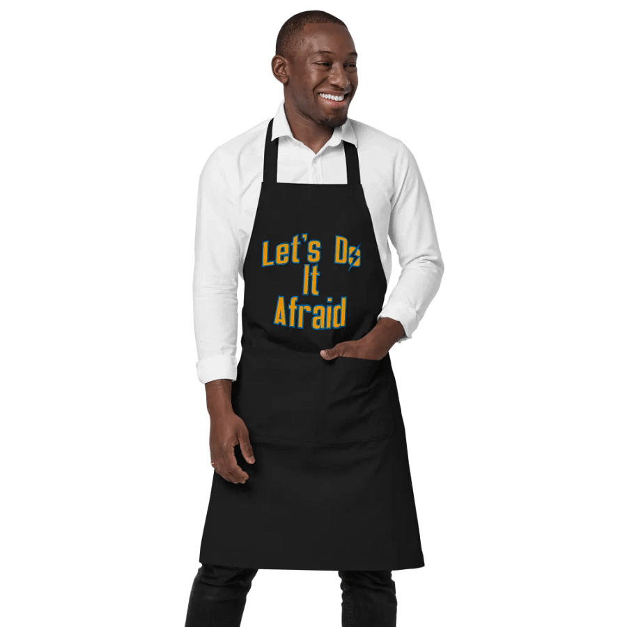 Let's Do It Afraid Apron product image (1)