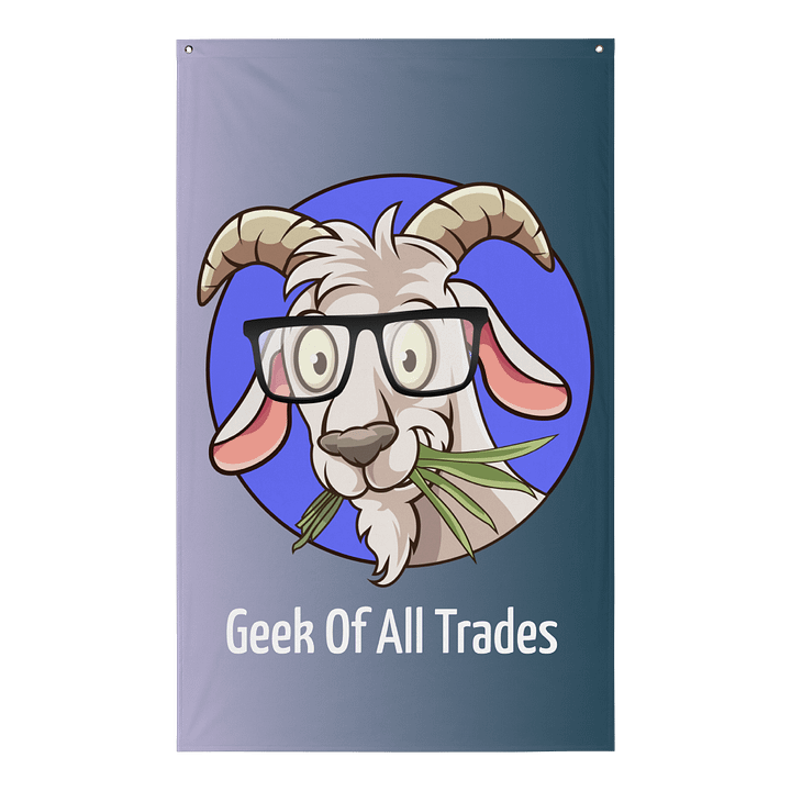 Geek Of All Trades Flag product image (1)