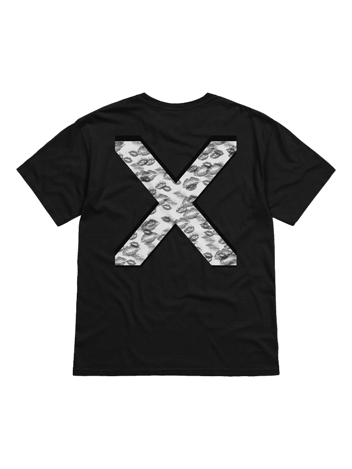White X Black Lipstick Kisses | Shirt product image (15)