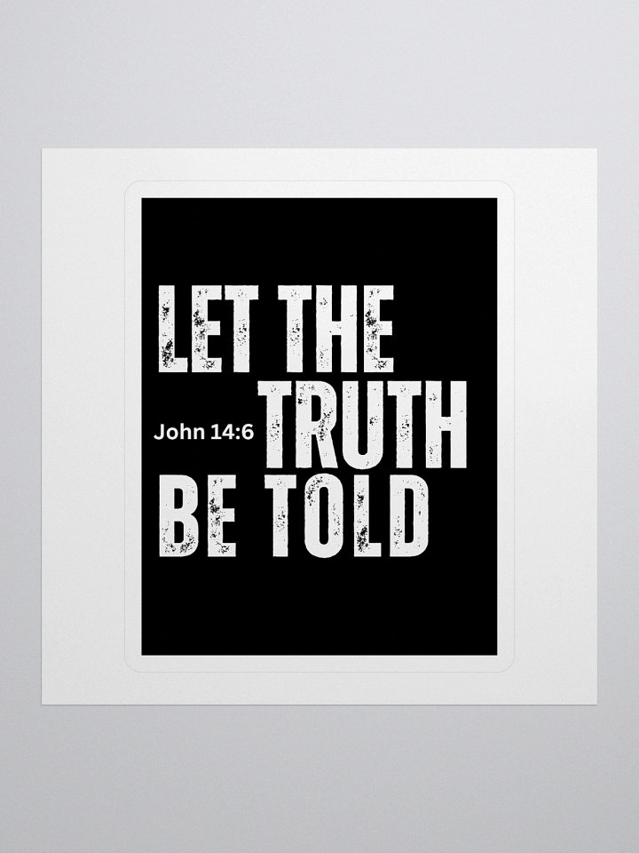 Bold Truth Stickers product image (1)