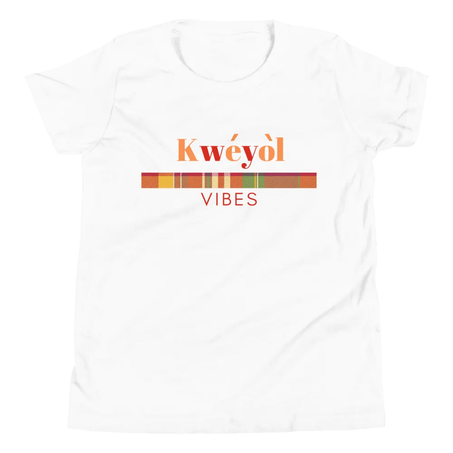 Kwéyòl Vibes Youth T-Shirt product image (85)