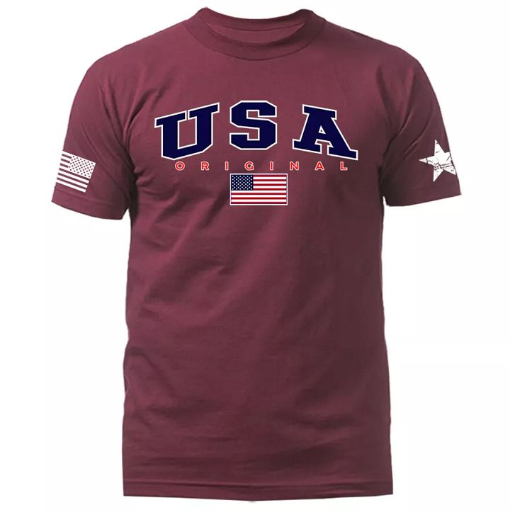 USA Original US Flag American Pride Patriot Patriotic Graphic T-shirt product image (2)
