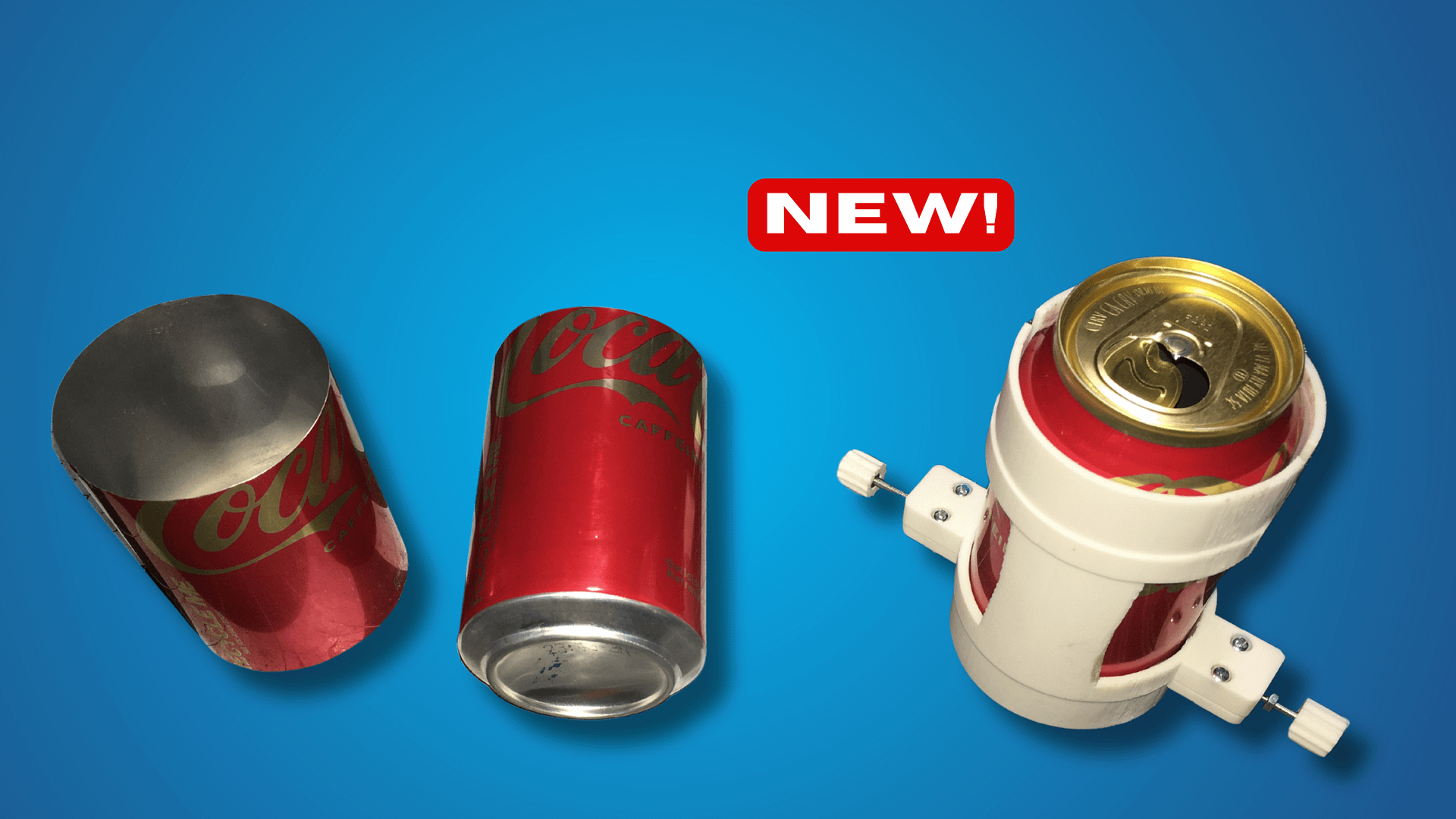 3D Printed Dual Bladed Soda Can Cutting Tool - ASSEMBLED product image (2)