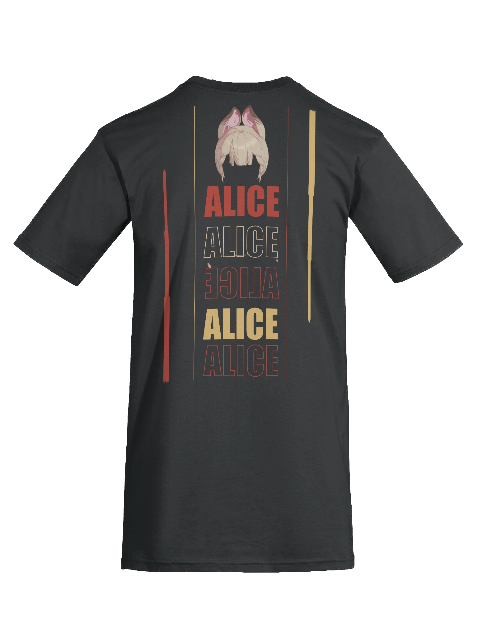 Alice Premium Heavyweight T-Shirt Front and Back print Zenless Zone Zero product image (60)