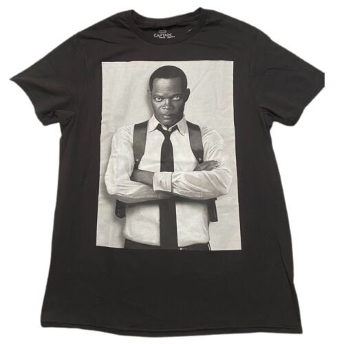 Captain Marvel Nick Fury Studio Photo Tee Shirt Size Mens SMALL product image (2)