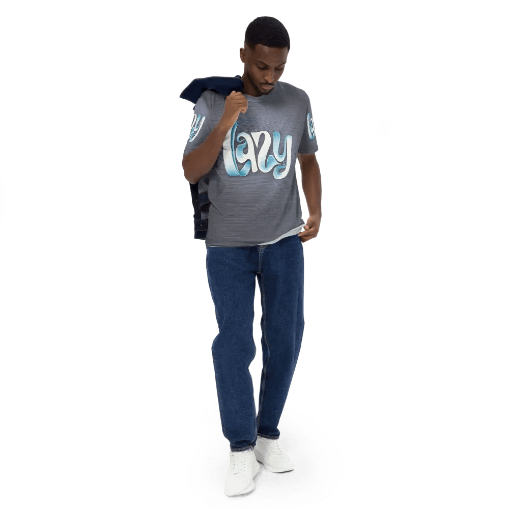Lazy Typography T shirt product image (5)