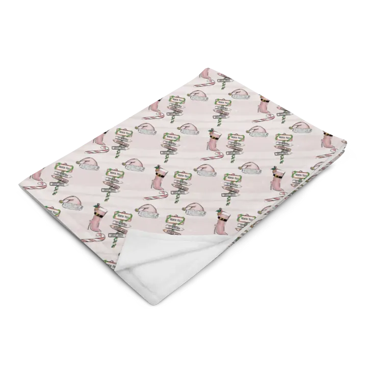 Pink Christmas Blanket product image (2)