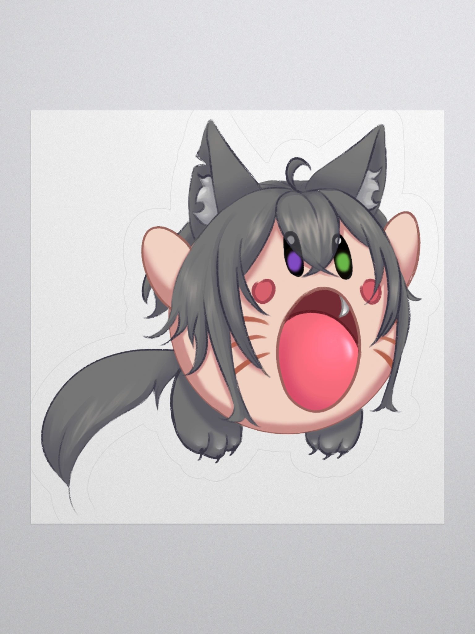 WolfcatRisi Kirbo Sticker product image (3)