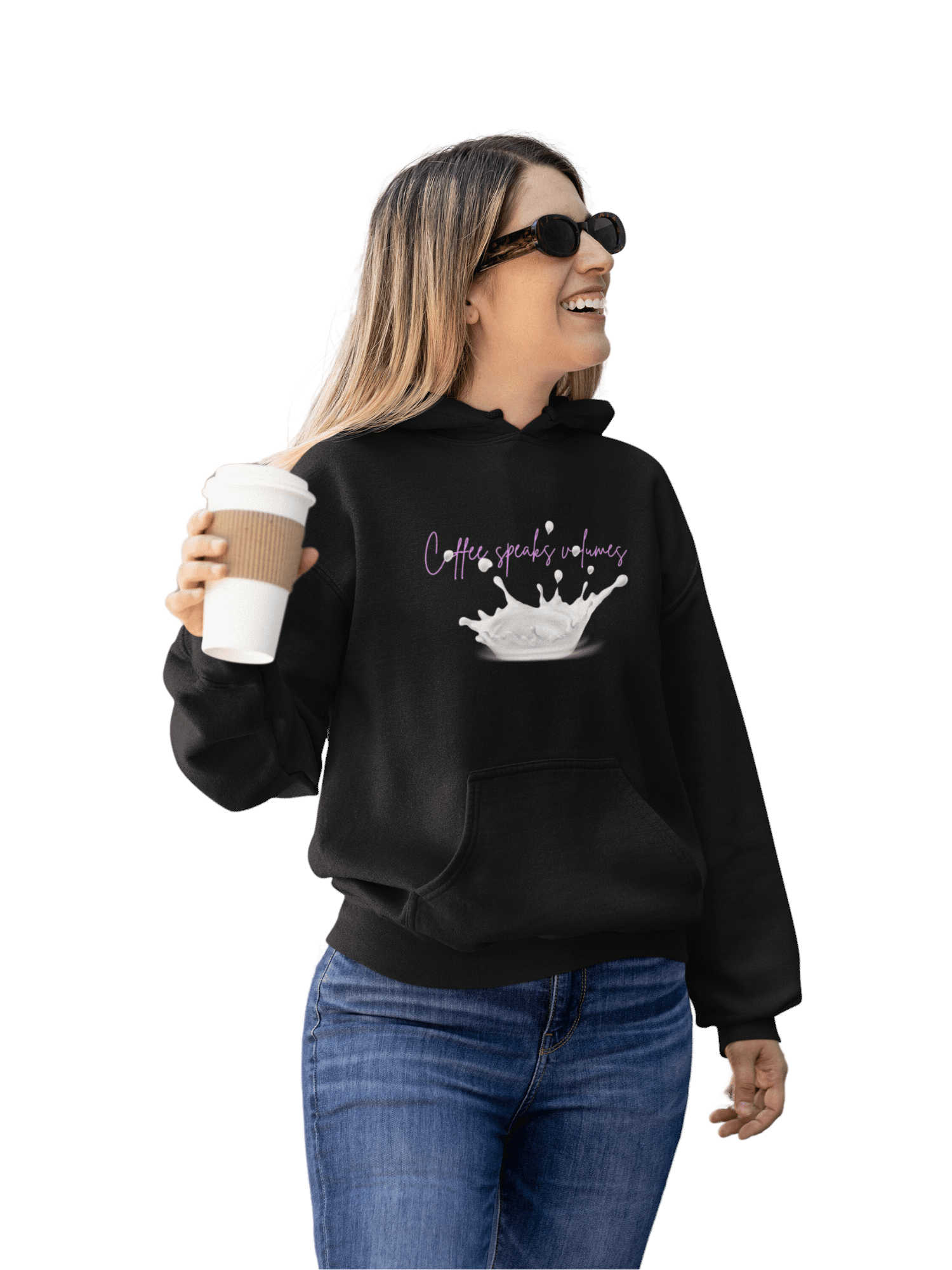 GUILLOVELO COFFEE SPEAKS HOODIE product image (1)