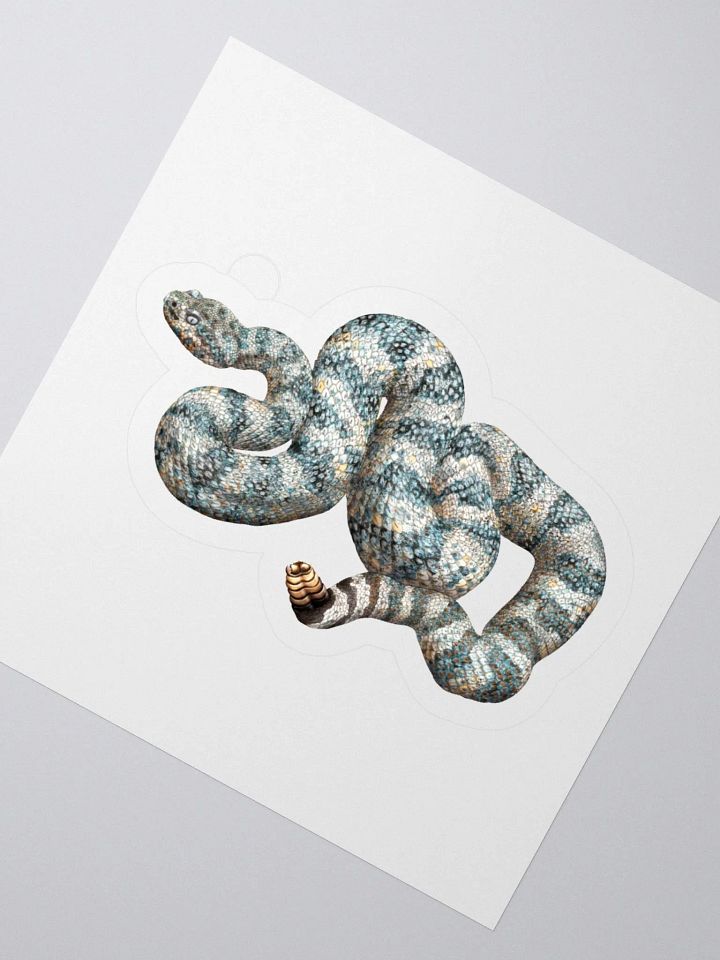 Die-Cut Sticker – Speckled Rattlesnake (Blue) product image (2)