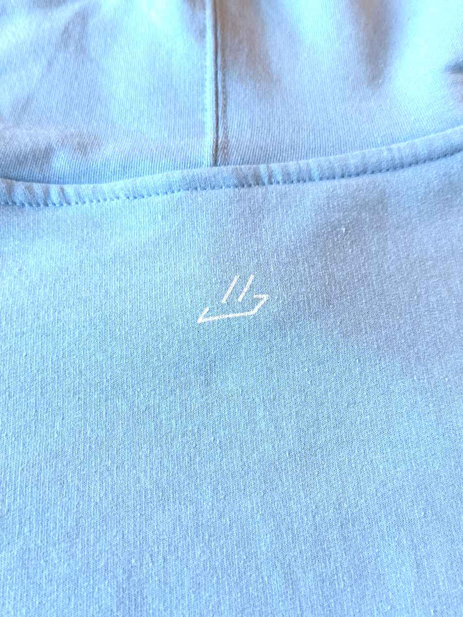 Nice. Athletics Embroidered Hoodie (Blue Aqua/White) product image (3)