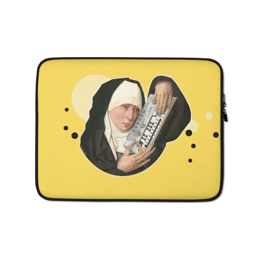 Mater Dolorosa meets Roland TB 303 by Frank Fonik Techno EDM Laptop Sleeve product image (4)