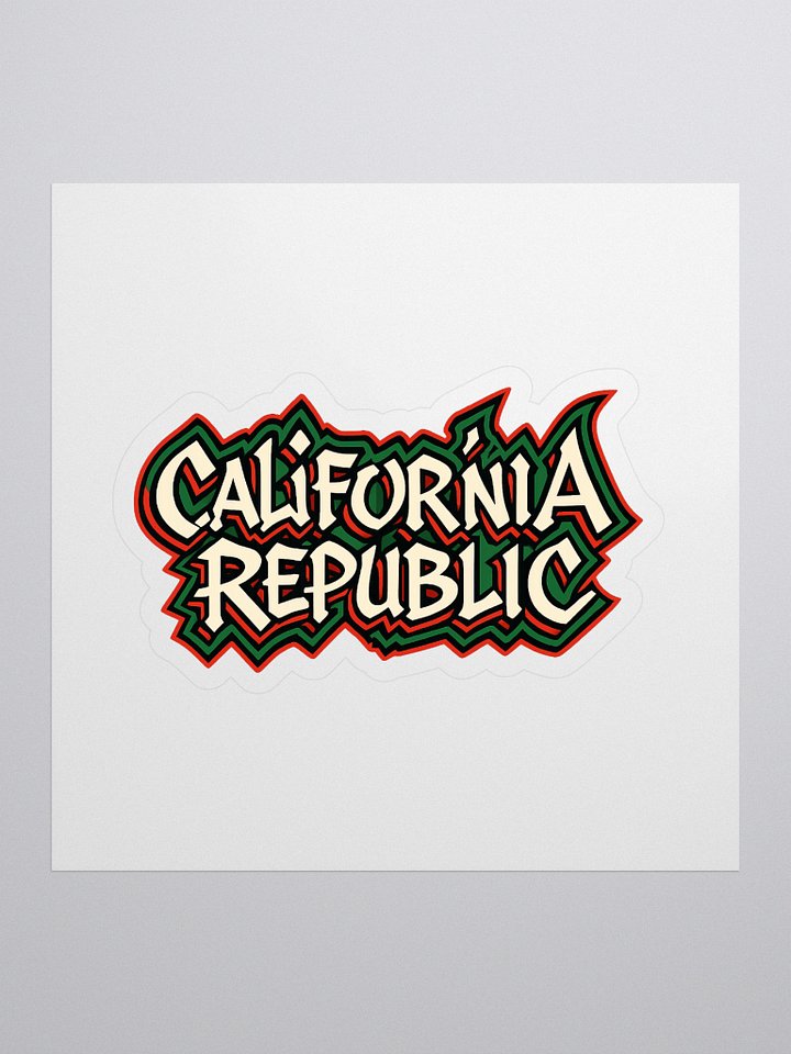 California Republic Graffiti Sticker product image (1)