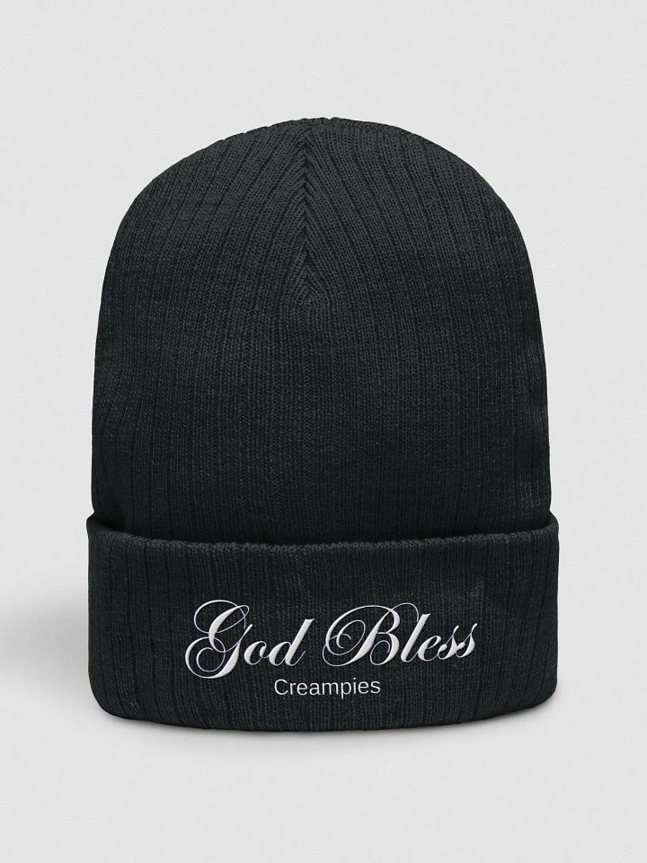 God Bless Creampies Beanie product image (1)