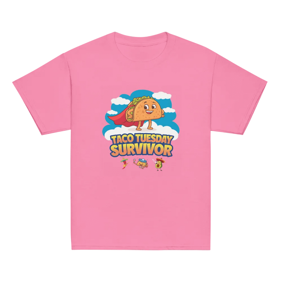 Superhero Taco Tuesday Survivor Kids Tee (Kid's Unisex)) product image (2)