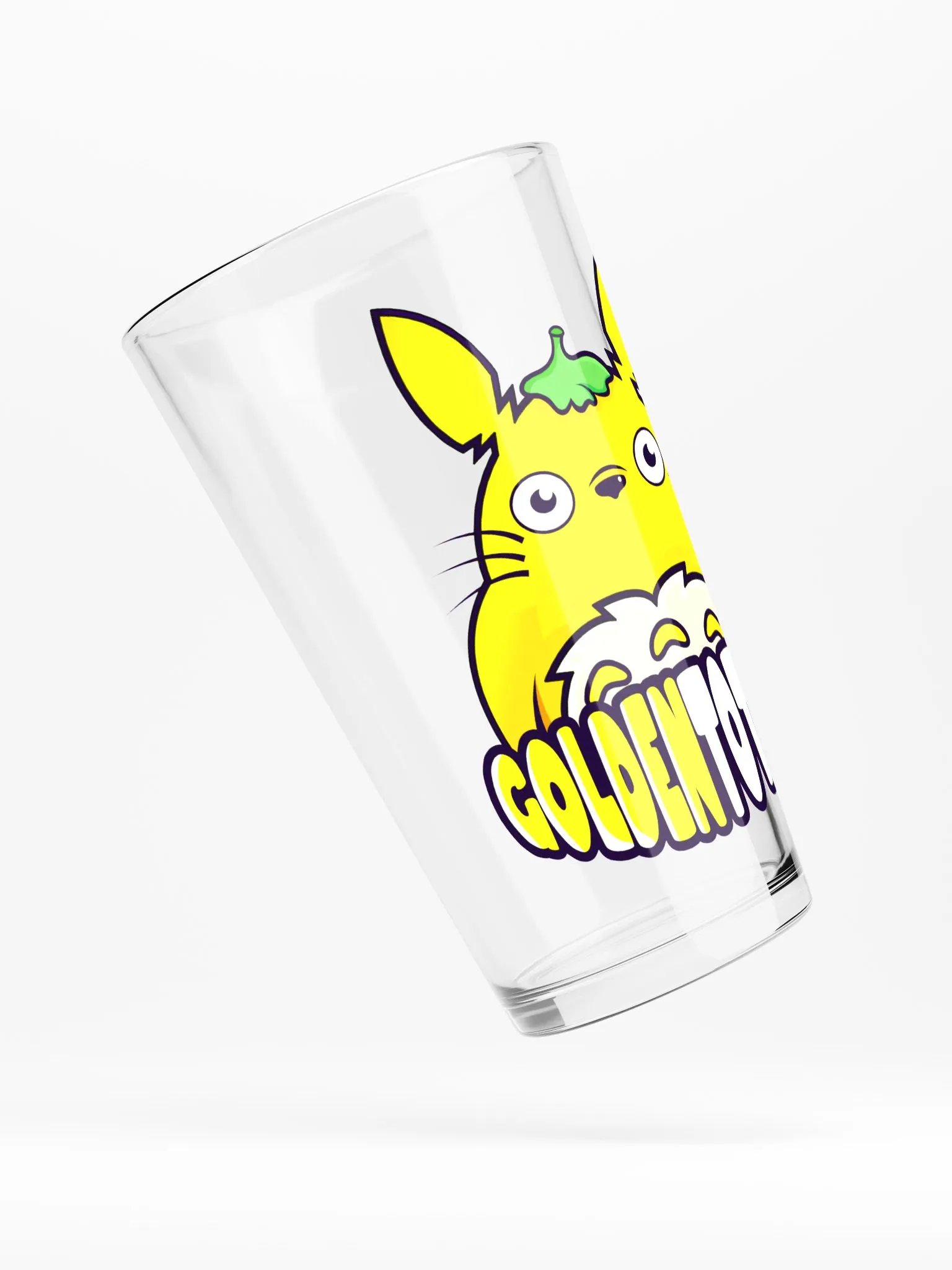 GoldenTotoro Logo Pint Glass (Center Only) product image (4)