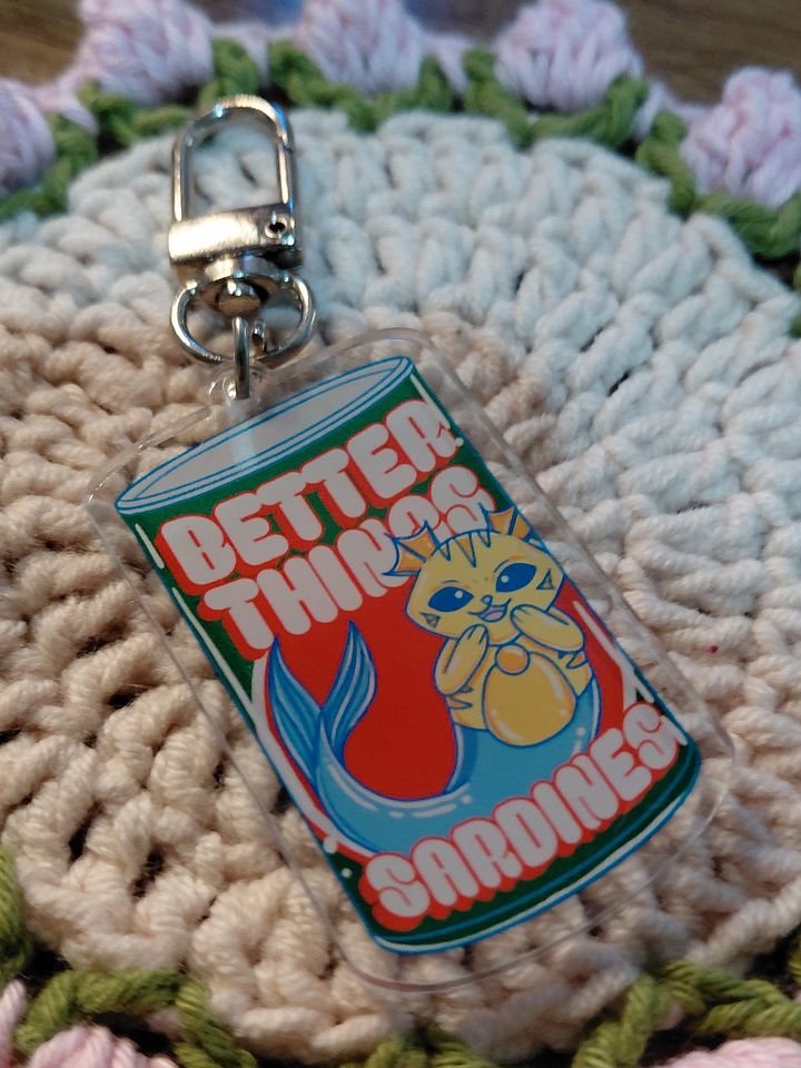 Bodega Cats - iCan - Acrylic Keychains product image (1)