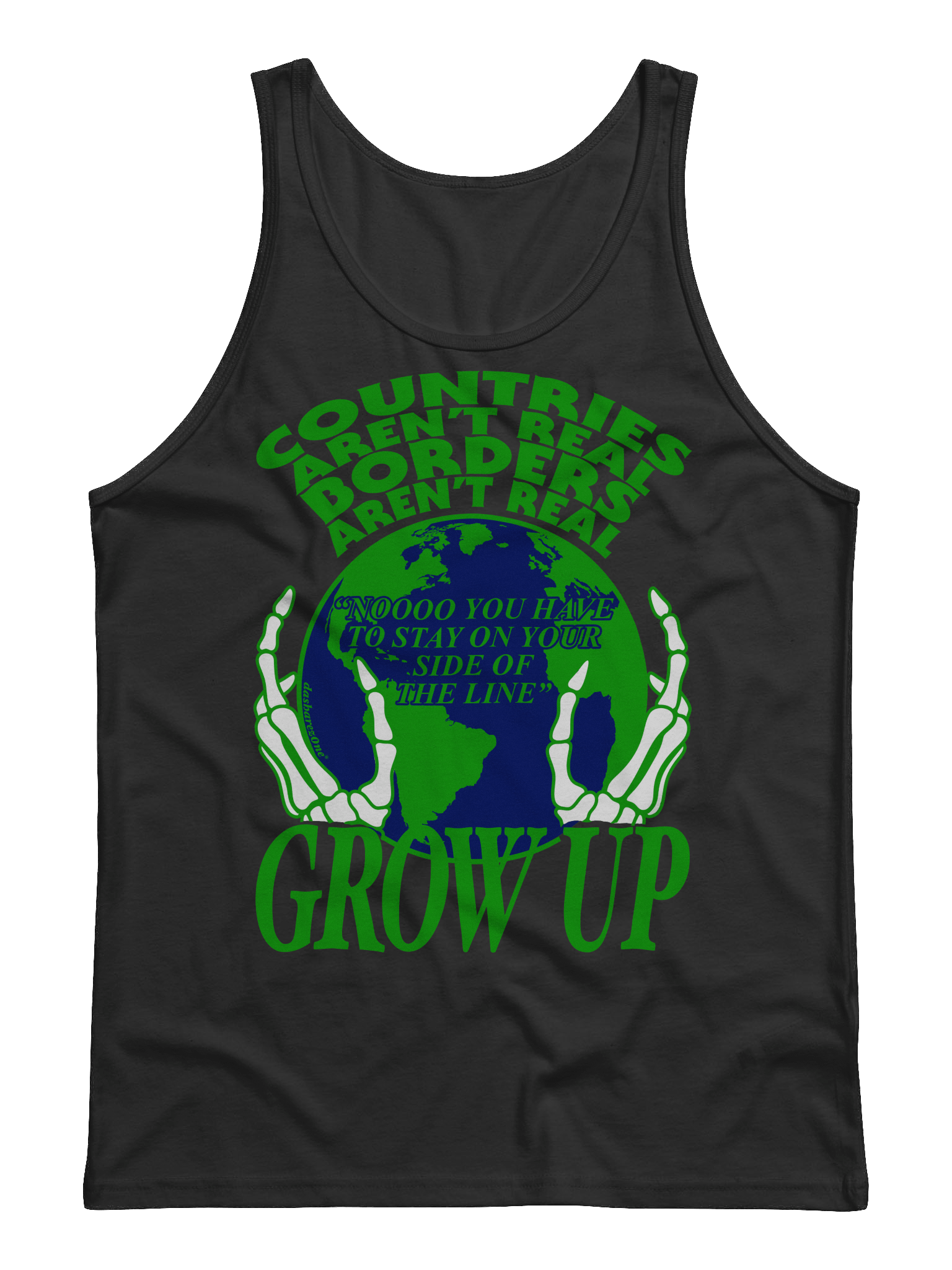 COUNTRYS ARENT REAL , TANK TOP product image (4)
