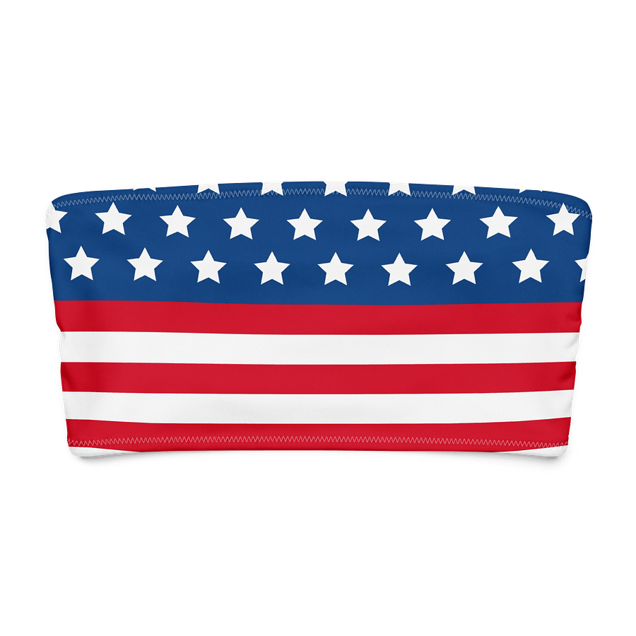 Stars and Stripes Bandeau Bikini Top product image (8)