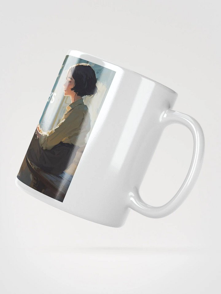 Hope is the thing with feathers White Mug product image (2)