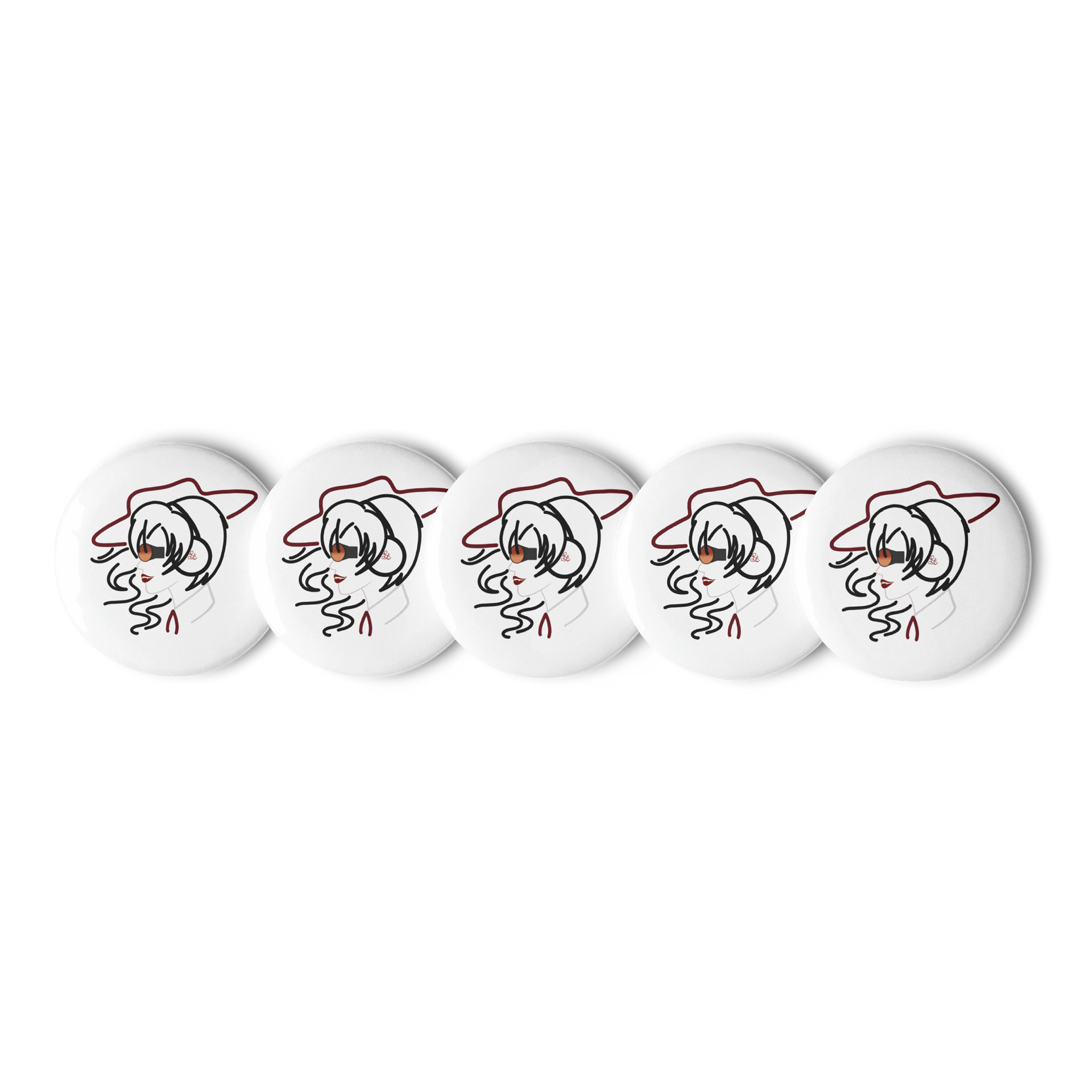 Red Hellsing Pins product image (1)