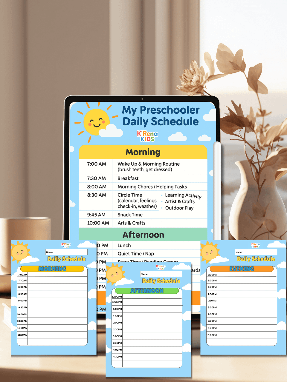 The Calm Mom Classroom™ A Visual Routine & Transition Toolkit for Preschoolers product image (11)