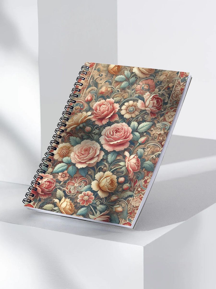 Royal Floral Spiral Notebook product image (3)