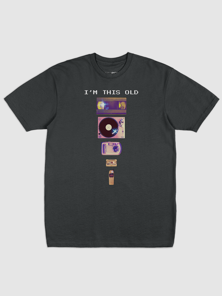 I'm This Old Dark Retro T-Shirt product image (1)