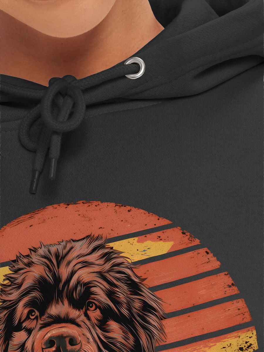 Vintage Newfoundland Dog Graphic Hoodie - Ideal for Pet Owners product image (5)