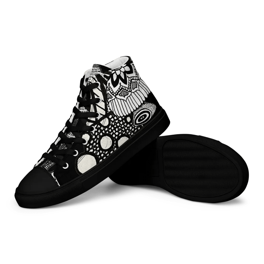 Mystical Mushroom Womens High Tops product image (12)