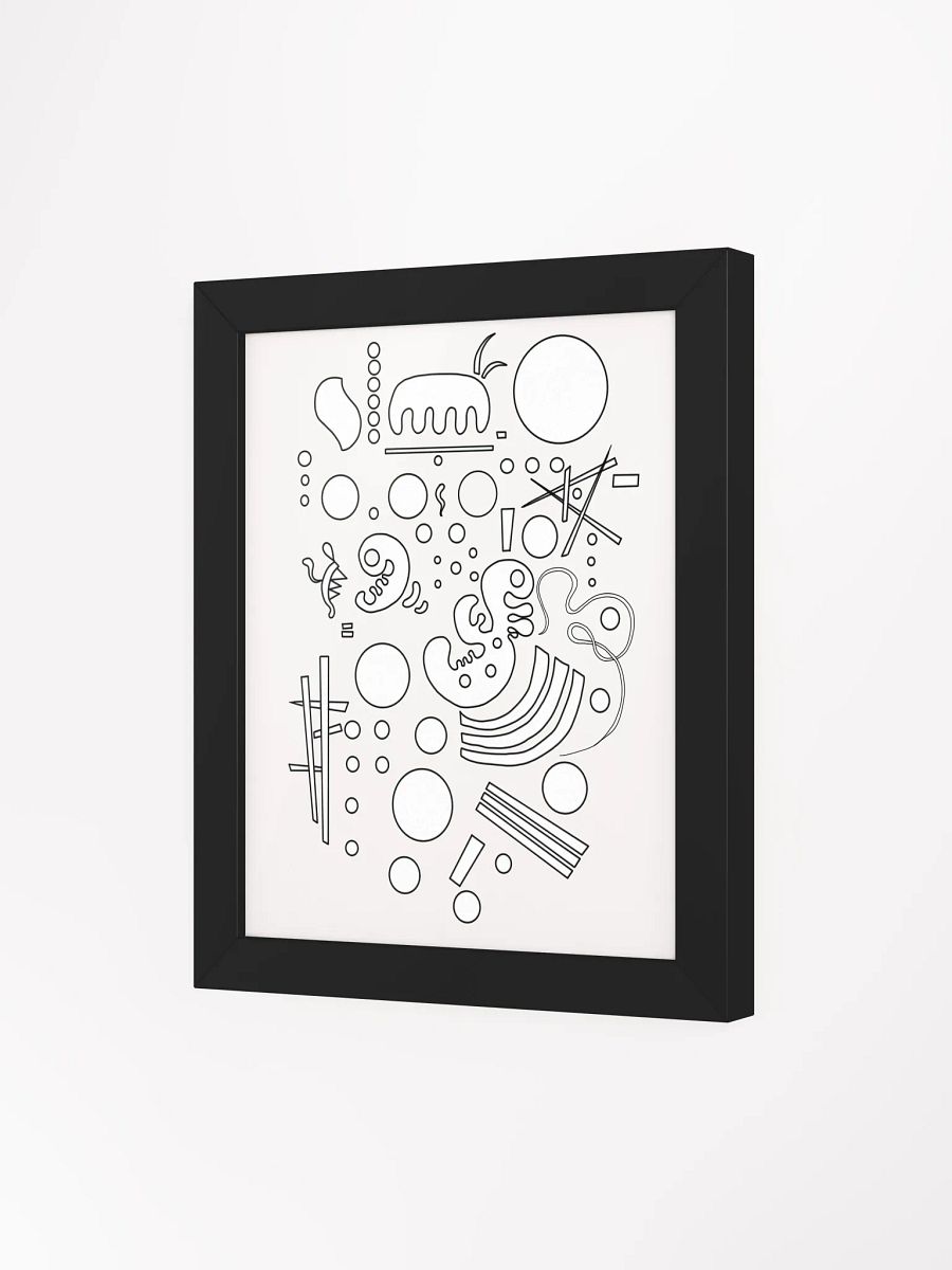 Color-Your-Own Kandinsky's Framed Poster! product image (52)