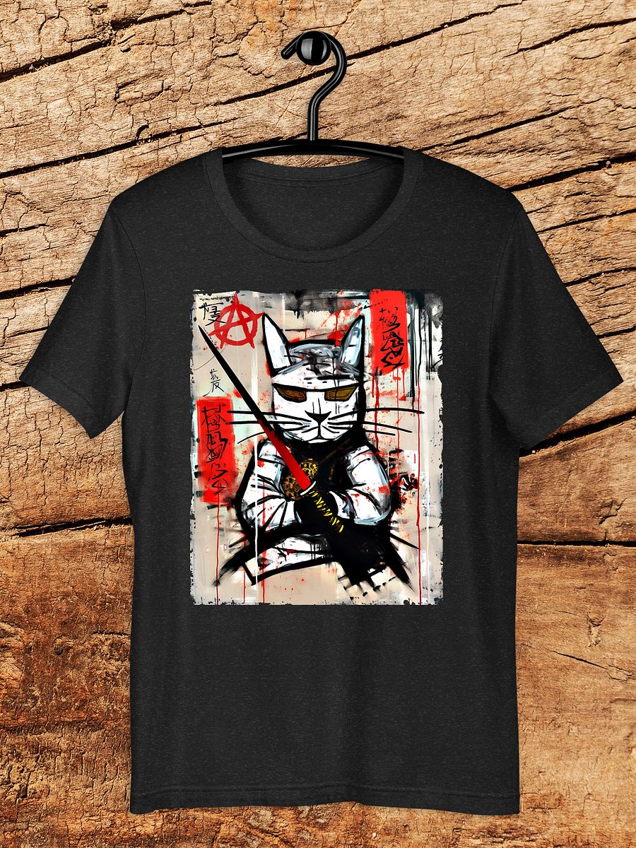 Samurai Cat Graphic T-Shirt product image (1)
