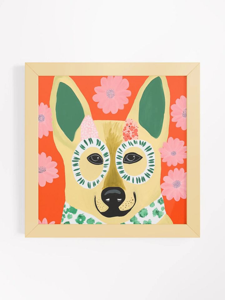 Whimsical Doggy Delight Framed Poster product image (5)