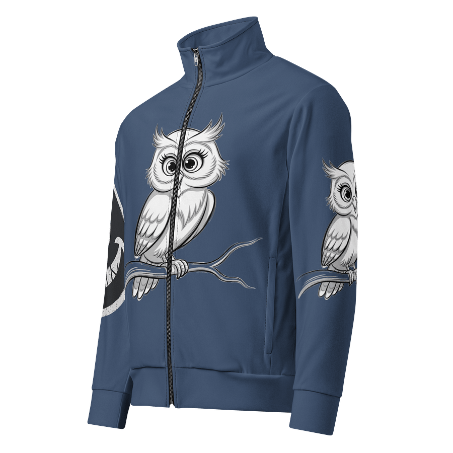 Whimsical Owl Perch Track Jacket product image (1)