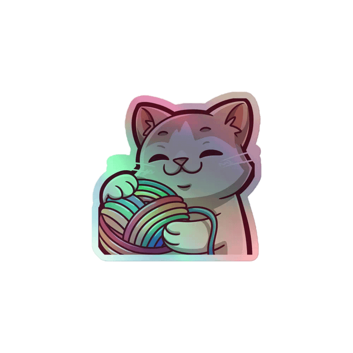 Holo Yarn Sticker product image (1)
