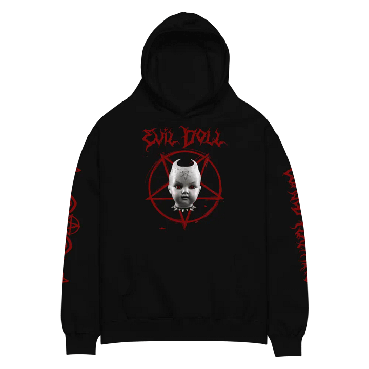 Evil Doll - Cursed Plaything - Unisex Oversized Hoodie product image (2)