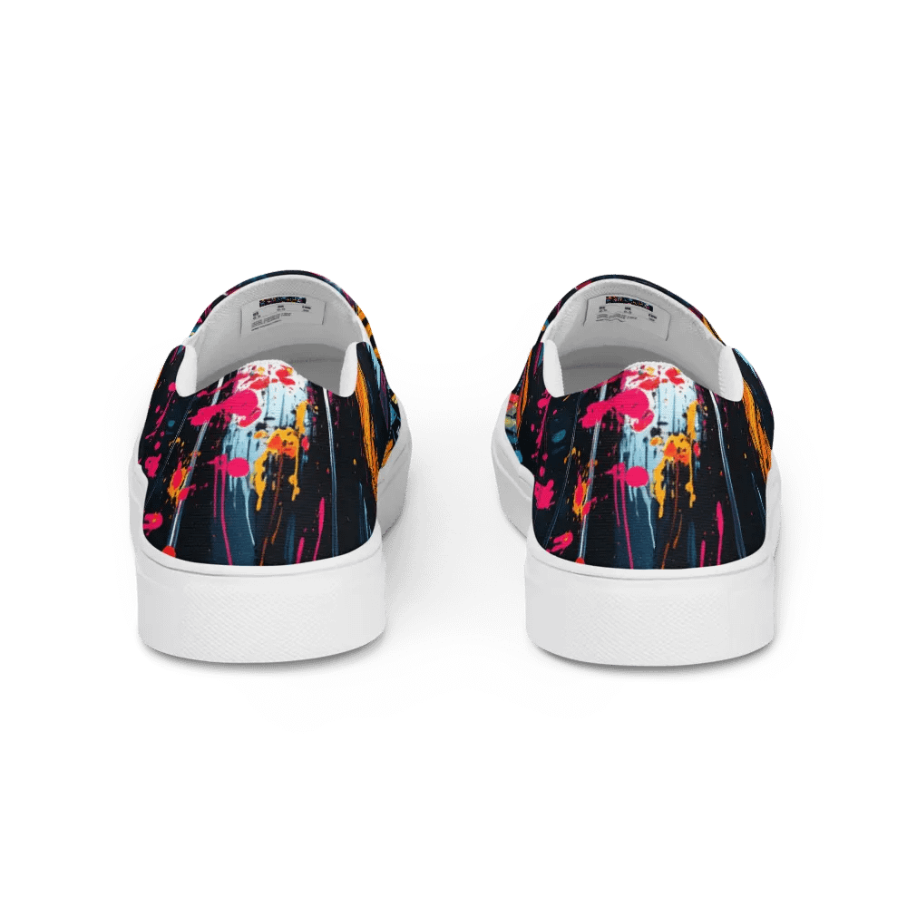 Neon City Lights Women's Slip-On Shoes product image (4)