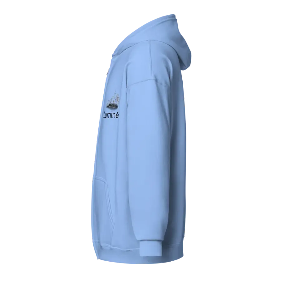 Luminé Light Gildan Heavy Blend Zip Hoodie product image (5)