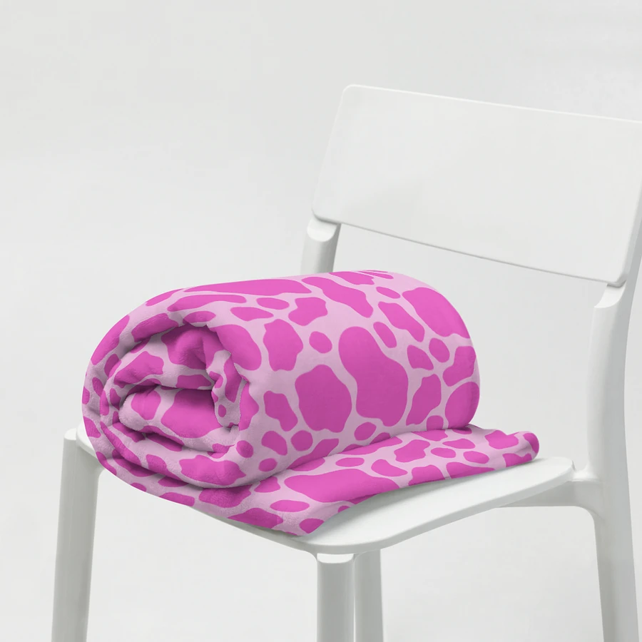 Pink Cow Skin Blanket product image (8)