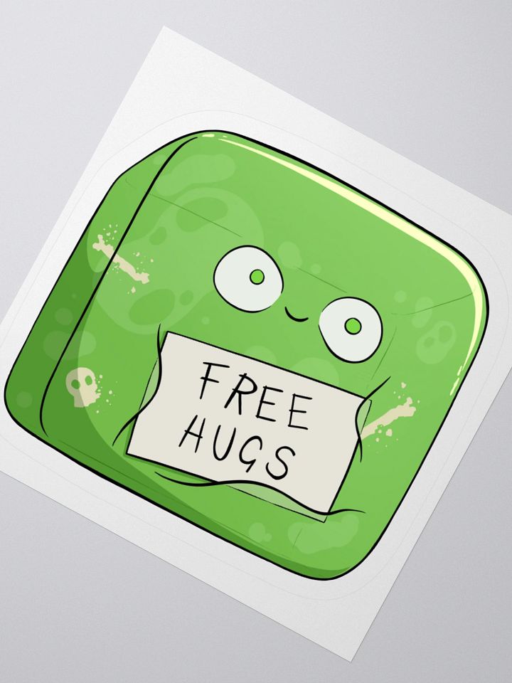 Free Hugs Gelly Cube Sticker product image (4)