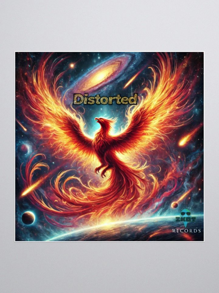 Distorted Album Cover Sticker - Show Your Support with Style - Accessories product image (1)