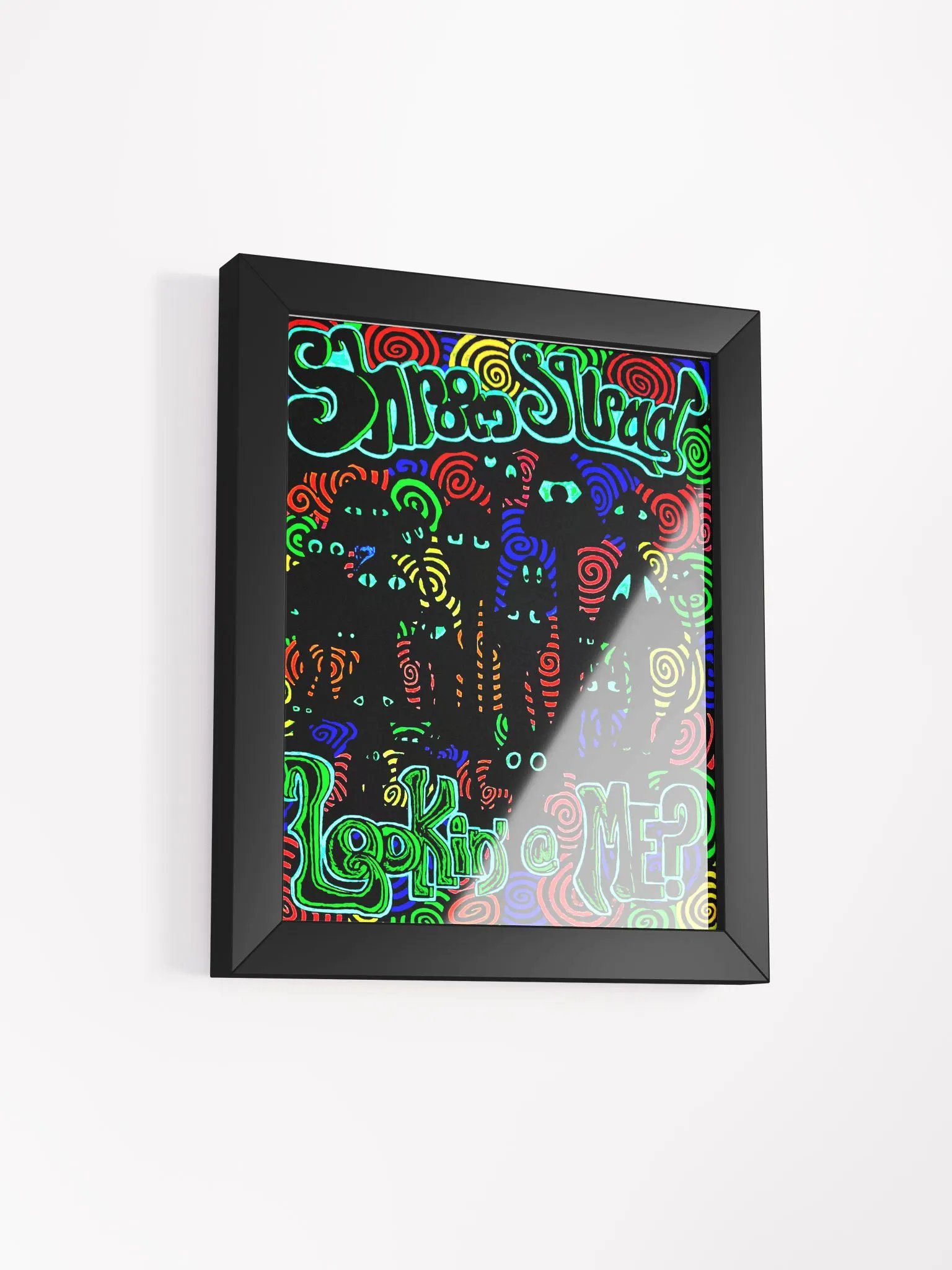Shroom Squad Psychedelic Eyes Framed Poster product image (7)