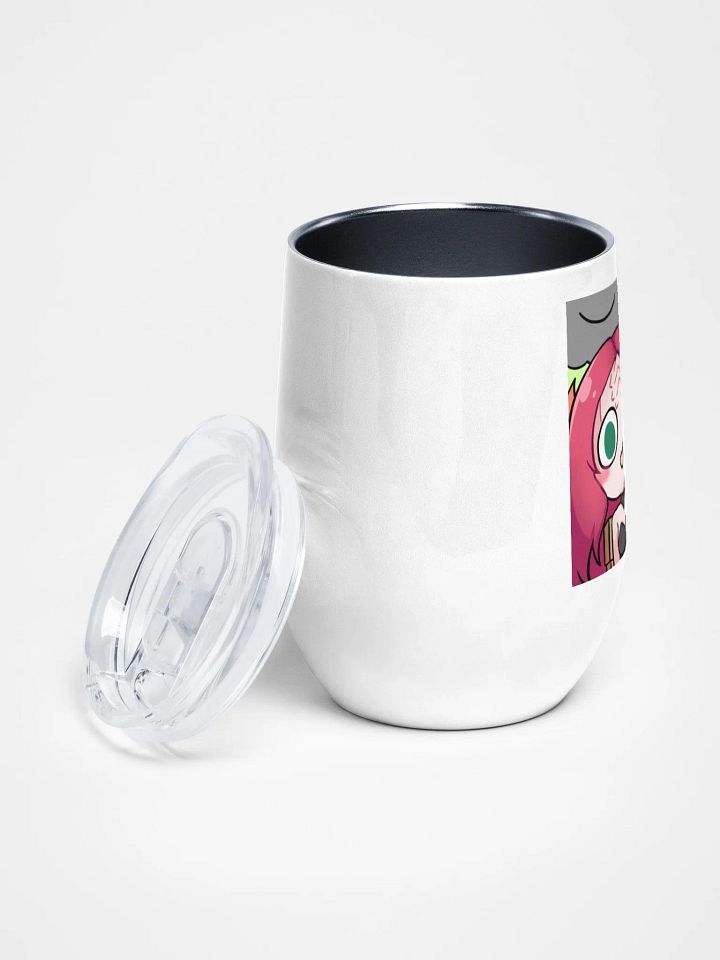 Klingon Pop "This Is Fine" Emote Wine Tumbler product image (2)
